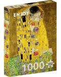 Puzzle Enjoy de 1000 piese - Gustav Klimt: The Kiss - 1t